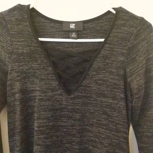 Lace-up dress with POCKETS